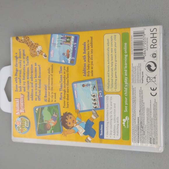Leapster Go Diego Go Animal Rescuer Game - Picture 5 of 8